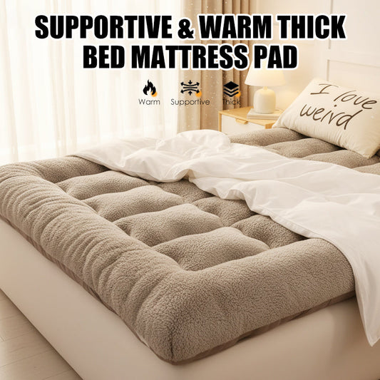 🔥Supportive & Warm Thick Bed Mattress Pad