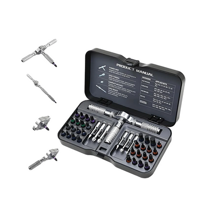 🪛40-in-1 Magnetic Ratchet Screwdriver Set