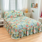 🛏️ 49% OFF NOW! 🎀 3-Piece Ruffled Bed Skirt Set – Elegant Design, Easy Fit & Complete Coverage 🛌