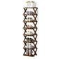 ✨ Foldable Bamboo Shoe Rack – Heavy-Duty Free-Standing Organizer – 100% Natural Alpine Bamboo, Tool-Free 5-Second Scissor Fold Setup, Sturdy High-Load X-Structure & Ultra-Compact Flat Storage – 2-10 Tiers 2 Colors 🌿