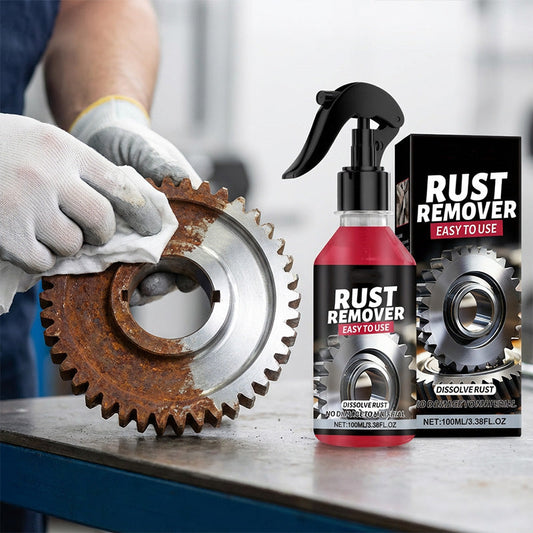 ⏳ BUY 3 GET 1 FREE! 🚗 Multi-Purpose Metal Rust Remover Spray – Dissolves rust quickly, prevents re-corrosion & safe for tools, auto parts or outdoor gear 🛠️