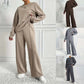 ✨🔥Women's Cozy Long-Sleeve Top & Pants Set👚