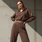 ⏳Time-Limited Special⏰Women's Crop Hoodie & Wide-Leg Pants Set