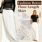 🔥New Arrival🔥Women’s Fashion Retro Floor Length Skirt