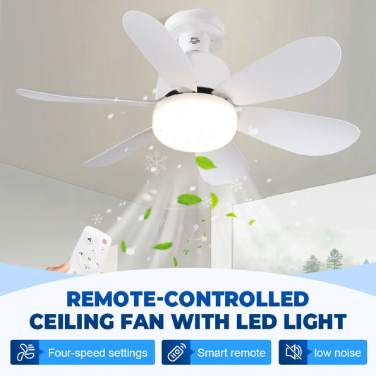 💡 50% OFF NOW! 🌬️ 2-in-1 Remote-Controlled Ceiling Fan with LED Light – Energy-Efficient, Quiet Motor & Perfect for Home Comfort 🏠