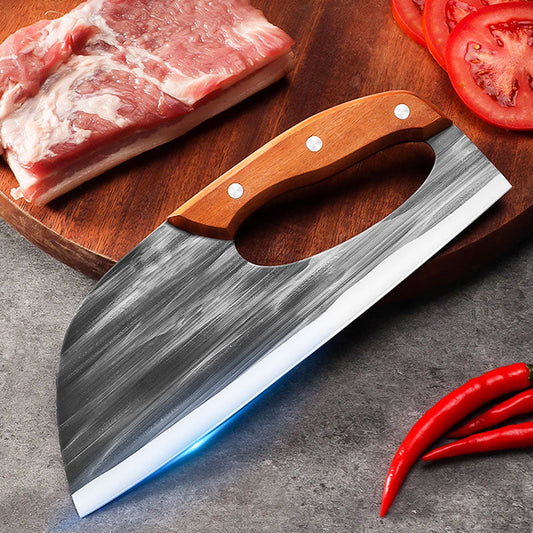💎 49% OFF! 💎 Multifunctional Stainless Steel Labor-Saving Kitchen Knife – 24cm Ultra-Sharp, Ergonomic Handle & Rust-Resistant 🔪