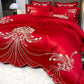 💯Soft and Breathable Embroidered 4-Piece Bedding Set