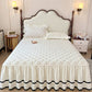 ✨Washed Cotton Ruffle Bed Skirt with Pillow Sham