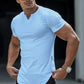 💪Casual Solid Color Athletic T-Shirt for Men