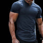 💪Casual Solid Color Athletic T-Shirt for Men