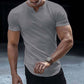 💪Casual Solid Color Athletic T-Shirt for Men