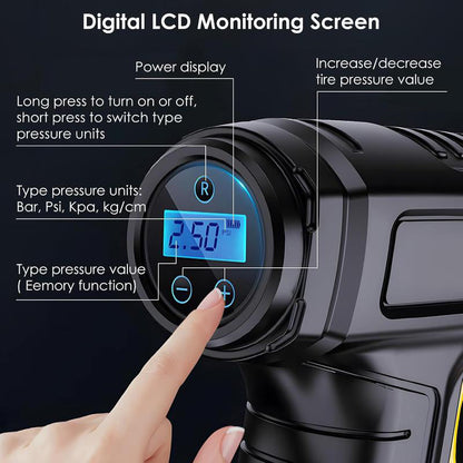 🔥Portable Cordless Air Compressor with Digital Display🔥