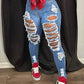 ❤️High-Waisted Ripped Skinny Jeans for Women