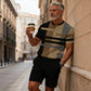 💯Men's Quarter-Zip Shirt & Shorts Set