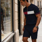 💯Men's Quarter-Zip Shirt & Shorts Set