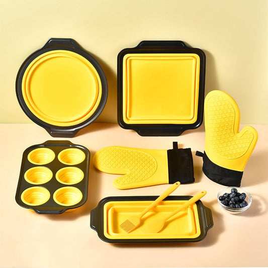 🍞8-Piece Silicone Bakeware Set