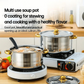 🍳50% OFF NOW!🫕5-Piece Stainless Steel Cookware Set with Glass Lids – Durable, Even Heat Distribution & Elegant Design ✨
