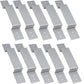 🌬️💨 Say goodbye to wobbly fences! ⚙️Heavy-Duty Z-Brackets for Wood Fencing