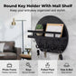 ✅Wall Mount Key Holder with Shelf & Hooks