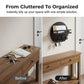 ✅Wall Mount Key Holder with Shelf & Hooks
