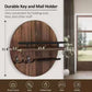 ✅Wall Mount Key Holder with Shelf & Hooks