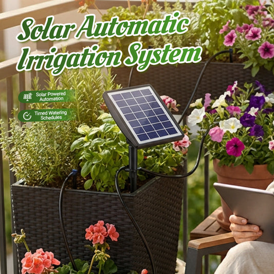 💦Solar Powered Automatic Drip Irrigation System