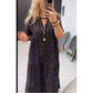 💞New arrival 50% OFF for a Limited Time!!👗WOMEN'S V-NECK LEOPARD PRINT MAXI DRESS! 💎
