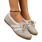 ⏳Time-Limited Special⏰Women's Retro Wave Stripe Lace-Up Sneakers