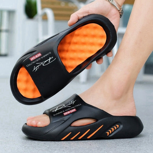 🩸⏰Hurry！50% OFF！Men’s Non-Slip Thick Sole Cloud Slides👞Lightweight Soft Sandals