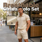 🧶☁️ Breathable Knit Casual Set – Wrinkle-Free, Relaxed Fit