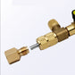 ❄️ 50% OFF NOW! 🔩 AC Valve Core Removal Tool – Dual SAE Ports, Solid Brass Build, Includes 10 Extra Cores 🔧