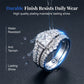 👑✨ Women's Princess Cut Cubic Zirconia Filled Ring 💍
