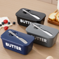 🚨BIG DISCOUNT!🔥Large Plastic Butter Dish With Lid & Knife