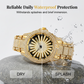 ⌚50% OFF! 🔥Men's Iced-Out Watch with Rotating Dial – Sparkling Crystals, Precise Quartz & Butterfly Clasp ✨