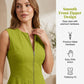 📢📢50% OFF !! ⏰Sleeveless Zip-Front A-Line Maxi Dress
