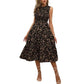 📢📢40% OFF !! ⏰Women’s Sleeveless Floral Print Casual Dress