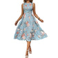 📢📢40% OFF !! ⏰Women’s Sleeveless Floral Print Casual Dress