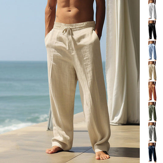 📢📢40% OFF !! ⏰💞50K+ SOLD!💥Men's Casual Drawstring Pants with Pockets