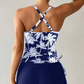 👙✨Two-Piece Ruched Swimsuit – Tummy Control & Figure Shaping
