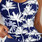 👙✨Two-Piece Ruched Swimsuit – Tummy Control & Figure Shaping