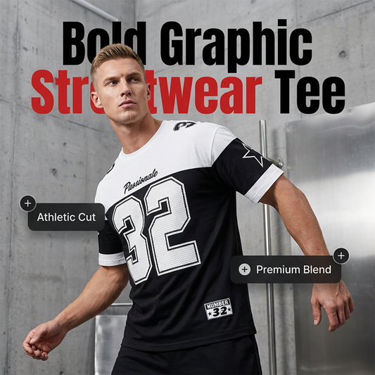 💥🔥Selling fast! Men's Casual Graphic Print T-Shirt 🔥