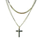 🔥 Hot sale 50% OFF🔥Double Layer Cross Pendant Necklace