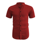 📢📢40% OFF !! ⏰Men's Summer Stand Collar Short Sleeve Shirt
