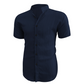 📢📢40% OFF !! ⏰Men's Summer Stand Collar Short Sleeve Shirt