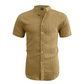 📢📢40% OFF !! ⏰Men's Summer Stand Collar Short Sleeve Shirt