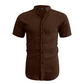 📢📢40% OFF !! ⏰Men's Summer Stand Collar Short Sleeve Shirt