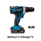 🛠️Electric Cordless Drill 🔋 Rechargeable Battery + Charger ✨ High Performance 💪