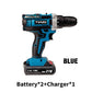 🛠️Electric Cordless Drill 🔋 Rechargeable Battery + Charger ✨ High Performance 💪
