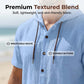 👕 LIMITED-TIME 50% OFF! 🧥 Men's Casual Short Sleeve Hoodie Shirt – Linen Blend, Adjustable Hood, Breathable 🌴