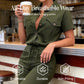 👗💖2026 New Collection! Short Sleeve Button-Front Jumpsuit for Women🌟